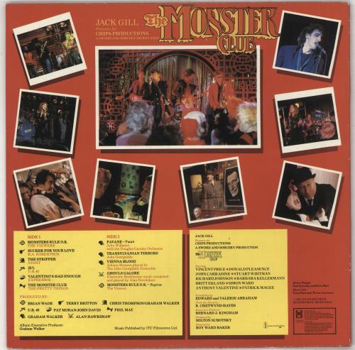 Original Soundtrack The Monster Club vinyl LP album (LP record) UK OSTLPTH733136