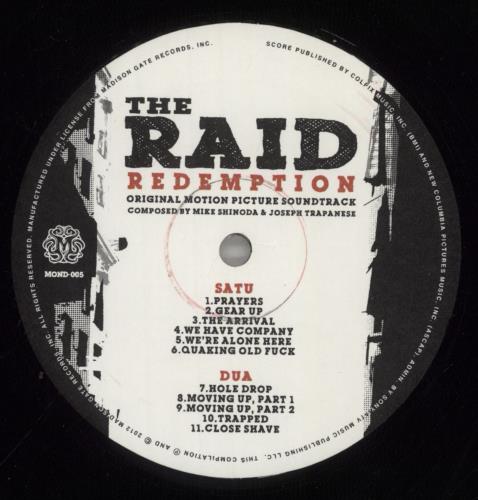 Original Soundtrack The Raid: Redemption [Original Motion Picture Soundtrack] - 180g Vinyl 2-LP vinyl record set (Double LP Album) US OST2LTH858250