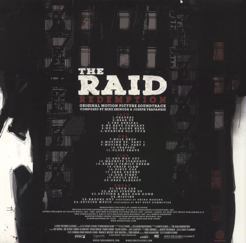 Original Soundtrack The Raid: Redemption [Original Motion Picture Soundtrack] - 180g Vinyl 2-LP vinyl record set (Double LP Album) US OST2LTH858250