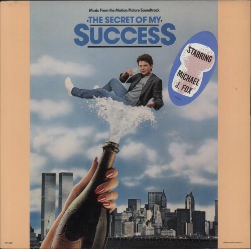 Original Soundtrack The Secret Of My Success - Promo Stamped vinyl LP album (LP record) US OSTLPTH878160