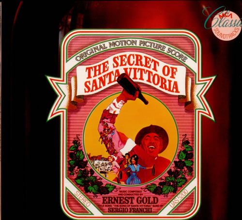 Original Soundtrack The Secret Of Santa Vittoria vinyl LP album (LP record) US OSTLPTH521762