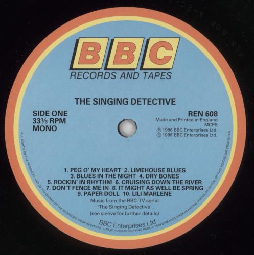 Original Soundtrack The Singing Detective vinyl LP album (LP record) UK OSTLPTH523359