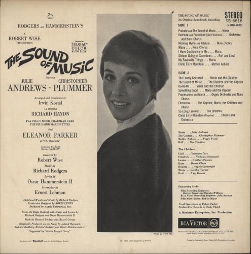 Original Soundtrack The Sound Of Music - 1st vinyl LP album (LP record) UK OSTLPTH496845