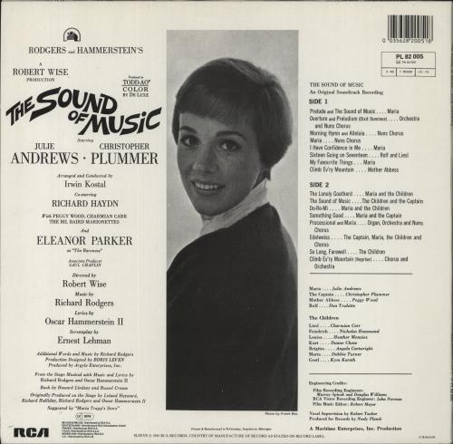 Original Soundtrack The Sound Of Music vinyl LP album (LP record) German OSTLPTH643947