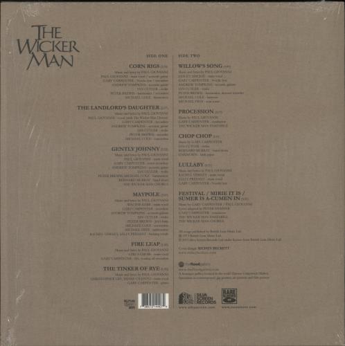 Original Soundtrack The Wicker Man - 40th Anniversary - White Vinyl - Shrink vinyl LP album (LP record) UK OSTLPTH881123
