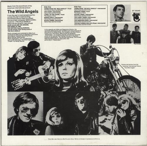 Original Soundtrack The Wild Angels vinyl LP album (LP record) US OSTLPTH692524