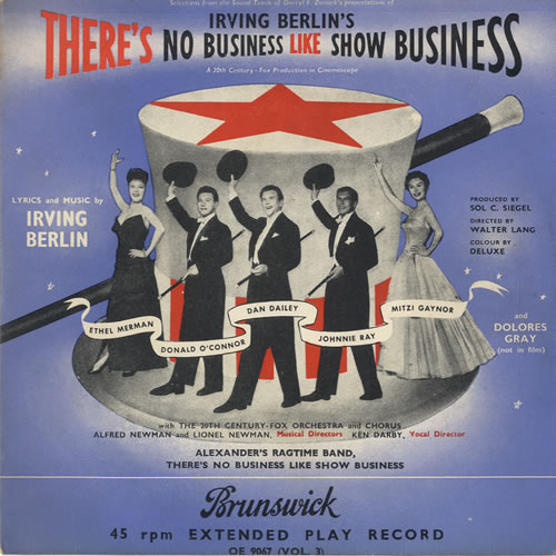 Original Soundtrack There's No Business Like Show Business Volume 3 7" vinyl single (7 inch record / 45) UK OST07TH550539