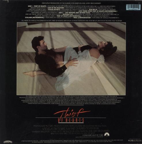 Original Soundtrack Thief Of Hearts vinyl LP album (LP record) US OSTLPTH595836