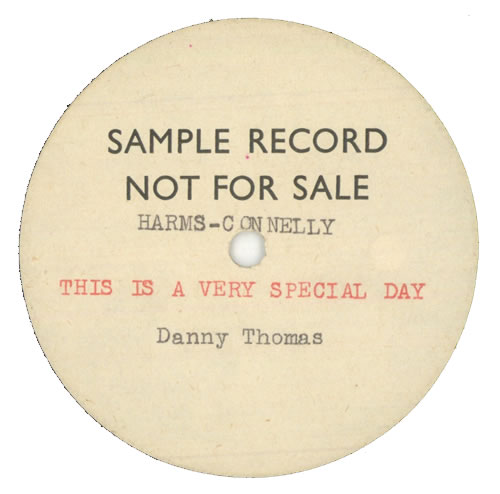 Original Soundtrack This Is A Very Special Day / Hush A Bye acetate UK OSTATTH510193