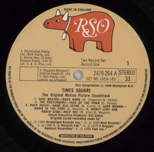 Original Soundtrack Times Square 2-LP vinyl record set (Double LP Album) UK OST2LTI662002