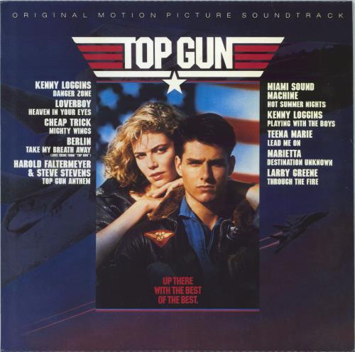 Original Soundtrack Top Gun - Black Vinyl - Sealed vinyl LP album (LP record) UK OSTLPTO771217