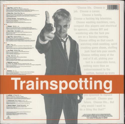 Original Soundtrack Trainspotting - Orange Vinyl - Sealed 2-LP vinyl record set (Double LP Album) UK OST2LTR662771