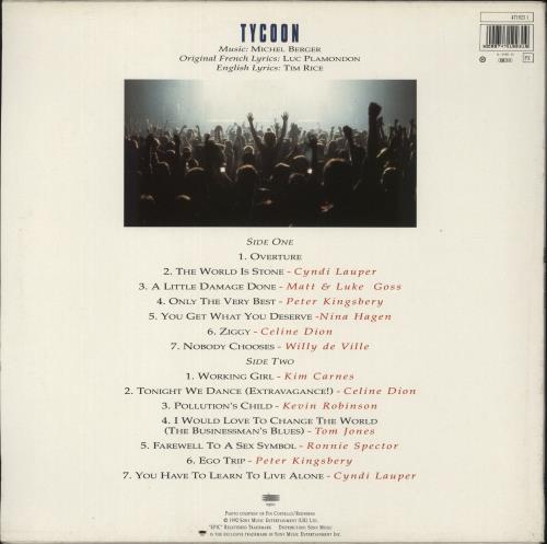 Original Soundtrack Tycoon vinyl LP album (LP record) UK OSTLPTY887962