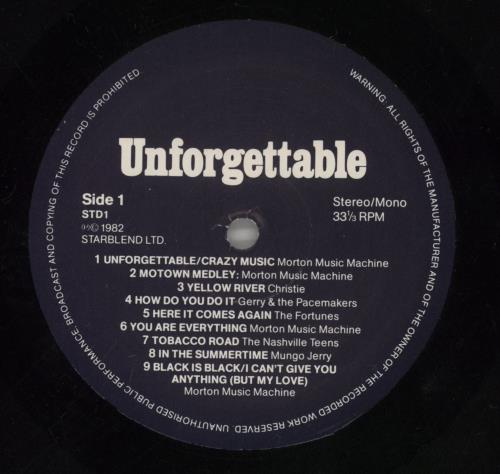 Original Soundtrack Unforgettable 2-LP vinyl record set (Double LP Album) UK OST2LUN519876