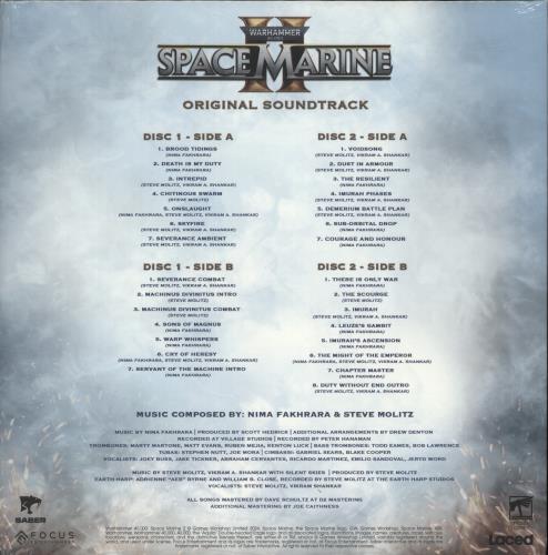 Original Soundtrack Warhammer 40,000: Space Marine 2 - Sealed 2-LP vinyl record set (Double LP Album) UK OST2LWA872895