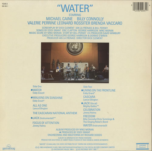 Original Soundtrack Water - Soundtrack vinyl LP album (LP record) UK OSTLPWA136576