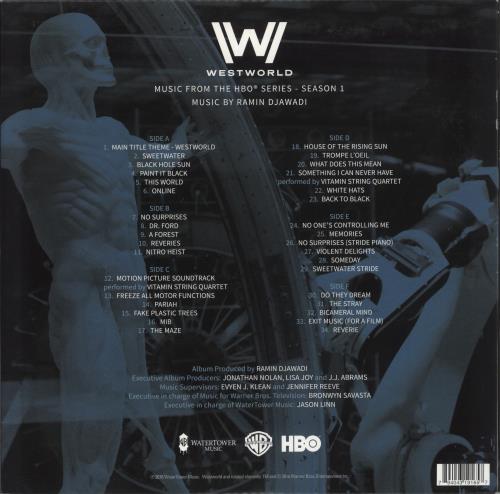 Original Soundtrack Westworld [Music From The HBO Series - Season 1] 3-LP vinyl record set (Triple LP Album) US OST3LWE858166