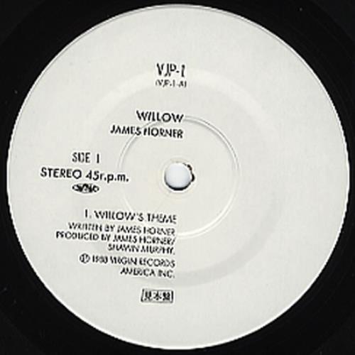 Original Soundtrack Willow's Theme 7" vinyl single (7 inch record / 45) Japanese OST07WI126947