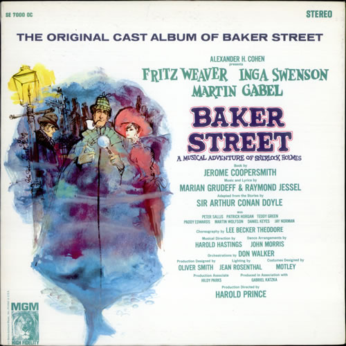 Original Cast Recording Baker Street US vinyl LP album (LP record) (526990)