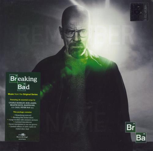 Original Soundtrack Breaking Bad: Music From The Original Series - 180gm Clear Vinyl + Numbered - Sealed 2-LP vinyl record set (Double LP Album) UK OST2LBR800090