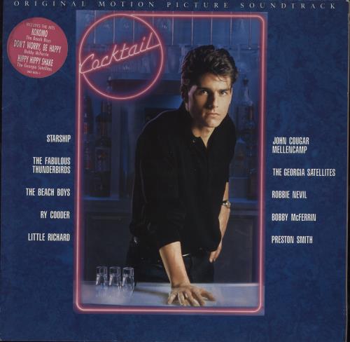 Original Soundtrack Cocktail - Stickered Sleeve vinyl LP album (LP record) UK OSTLPCO712395