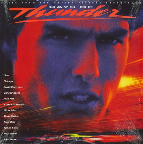 Original Soundtrack Days Of Thunder - Shrink vinyl LP album (LP record) UK OSTLPDA807289