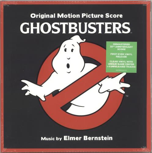 Original Soundtrack Ghostbusters - Clear & Slime Vinyl - Sealed 2-LP vinyl record set (Double Album) UK OST2LGH727727