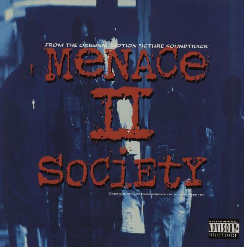 Original Soundtrack Menace II Society - EX 2-LP vinyl record set (Double Album) UK OST2LME758536