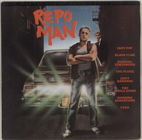 Original Soundtrack Repo Man vinyl LP album (LP record) US OSTLPRE684571