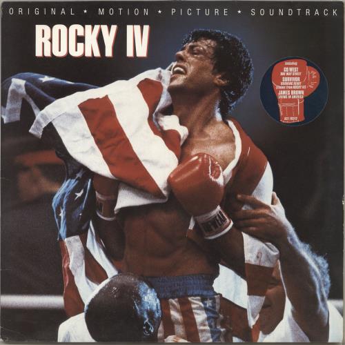 Original Soundtrack Rocky IV - Stickered Sleeve vinyl LP album (LP record) UK OSTLPRO718830