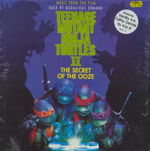 Original Soundtrack Teenage Mutant Ninja Turtles 2: The Secret Of The Ooze vinyl LP album (LP record) UK OSTLPTE808763