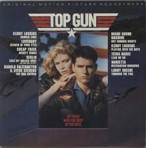 Original Soundtrack Top Gun vinyl LP album (LP record) UK OSTLPTO656369