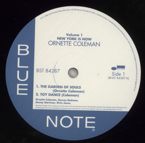 Ornette Coleman New York Is Now! - 180gm vinyl LP album (LP record) UK ORCLPNE864876