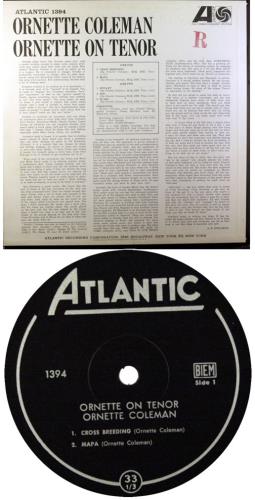 Ornette Coleman Ornette On Tenor vinyl LP album (LP record) Spanish ORCLPOR551117