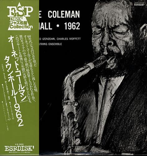 Ornette Coleman Town Hall December 1962 vinyl LP album (LP record) Japanese ORCLPTO365677