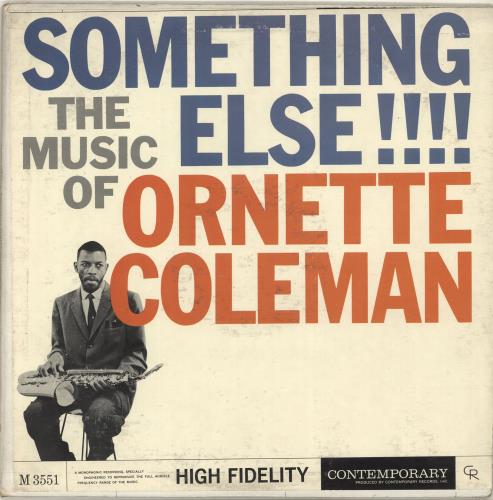 Ornette Coleman Something Else!!!! vinyl LP album (LP record) US ORCLPSO703961