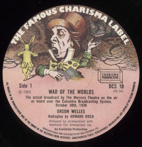 Orson Welles War Of The Worlds 2-LP vinyl record set (Double LP Album) UK OS92LWA301244