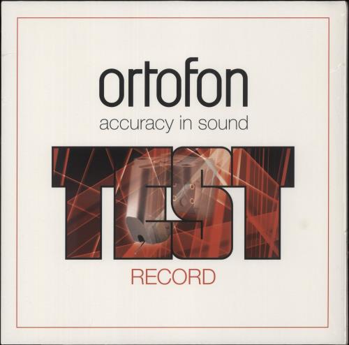 Ortofon Test Record vinyl LP album (LP record) UK -U2LPTE891565