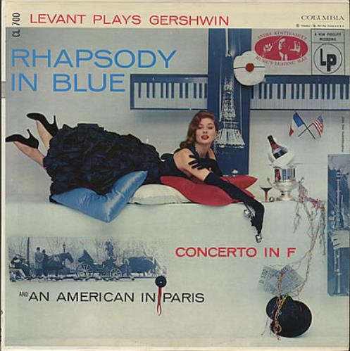 Oscar Levant Levant Plays Gershwin vinyl LP album (LP record) US OL1LPLE378775