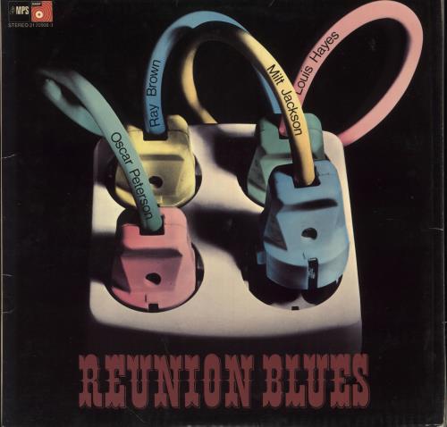 Oscar Peterson & Milt Jackson Reunion Blues vinyl LP album (LP record) German OVKLPRE533765