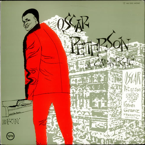 Oscar Peterson At Carnegie vinyl LP album (LP record) Japanese OP1LPAT533629