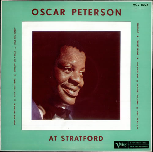 Oscar Peterson At Stratford vinyl LP album (LP record) Dutch OP1LPAT529433