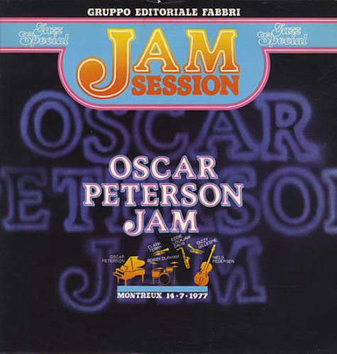 Oscar Peterson Oscar Peterson Jam vinyl LP album (LP record) Italian OP1LPOS405014
