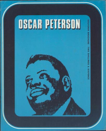 Oscar Peterson Oscar Peterson Programme 1968 tour programme UK OP1TROS833237