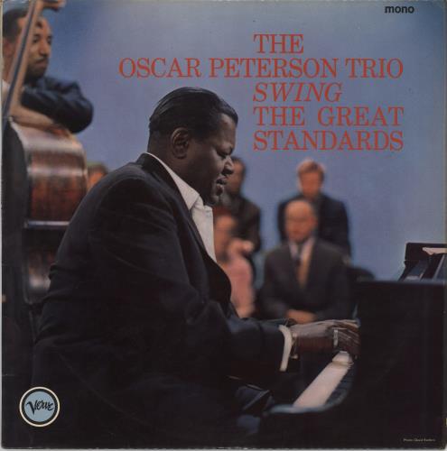 Oscar Peterson Swing The Great Standards vinyl LP album (LP record) UK OP1LPSW449962