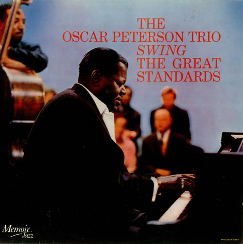Oscar Peterson Swing The Great Standards vinyl LP album (LP record) UK OP1LPSW451210