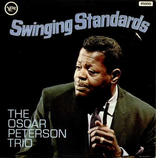 Oscar Peterson Swinging Standards vinyl LP album (LP record) UK OP1LPSW533546