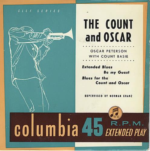 Oscar Peterson The Count And Oscar 7" vinyl single (7 inch record / 45) UK OP107TH377065