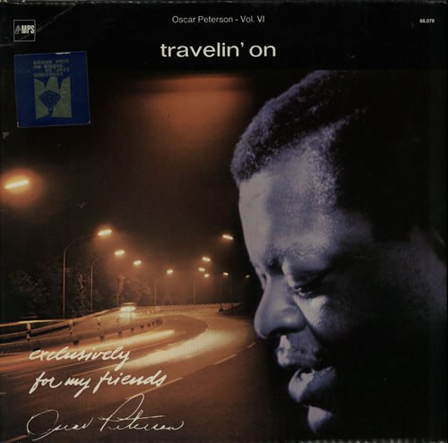 Oscar Peterson Travelin' On vinyl LP album (LP record) German OP1LPTR583823