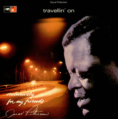 Oscar Peterson Travellin' On vinyl LP album (LP record) UK OP1LPTR409060